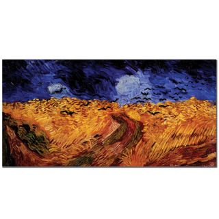 Wheatfield with Crows by Vincent van Gogh Painting Print on Canvas