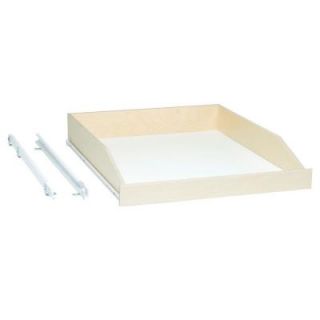 Slide A Shelf Made To Fit Slide Out Shelf, 3/4 Extension, Poly Finished Birch Front SAS STD L B