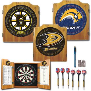 NHL licensed Hockey Team Dart Cabinet Set   Shopping   Great