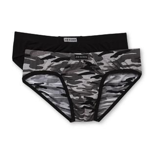 Joe Boxer Mens 2 Pairs Modern Stretch Briefs   Camouflage   Clothing