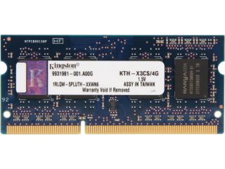 Kingston 4GB DDR3 1600 System Specific Memory Model KTH X3CS/4G