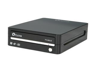 PLEXTOR USB 2.0 / eSATA External CD/DVD Drive Model PX 880UE LightScribe Support