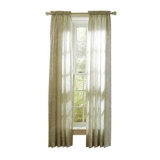 Martha Stewart Living Tadpole Sheer Damask Curtain, 108 in. Length DISCONTINUED 1611023