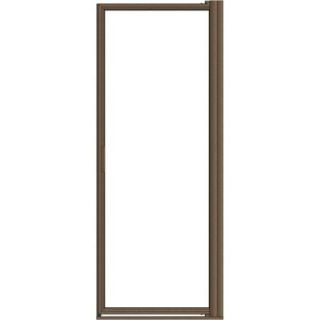 Basco Deluxe 26 1/2 in. x 67 in. Framed Pivot Shower Door in Oil Rubbed Bronze 200 3RNOR