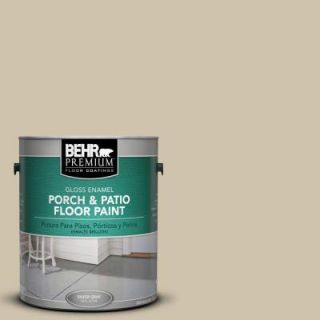 BEHR Premium 1 gal. #PFC 27 Light Rattan Gloss Porch and Patio Floor Paint 674001