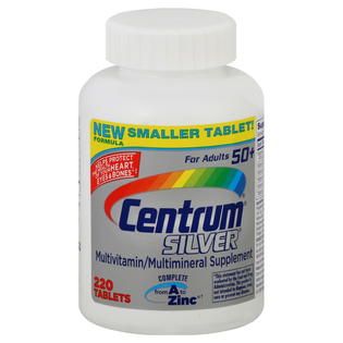 Centrum Silver Multivitamin/Multimineral, Tablets, 220 tablets