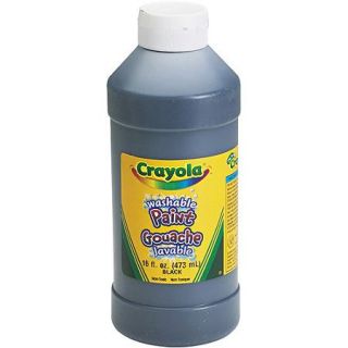 Crayola Washable Paint, Black, 16 oz
