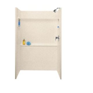 Swan 34 in. x 48 in. x 72 in. Three Piece Direct to Stud Shower Alcove in Tahiti Desert SA 3448.050