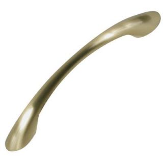 Richelieu Hardware Contemporary and Modern 3 3/4 in. Satin Brass Pull BP65017160