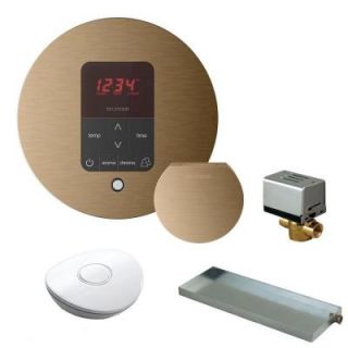 Mr. Steam Butler Package with iTempo Pro Square Programmable Control for Steam Bath Generator in Brushed Bronze MSBUTLER1SQ BB