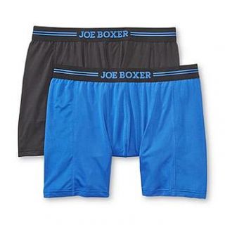 Joe Boxer Mens 2 Pack Active Performance Boxer Briefs   Clothing