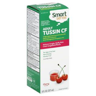 Smart Sense Tussin CF, Adult, Cherry Flavor, 8 fl oz (237 ml)   Health