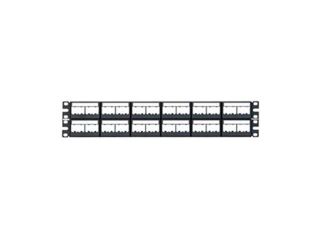 Patch Panel, Mini Com, Rack Mt, 48 Port