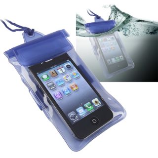 INSTEN Blue Universal with Armband Waterproof Bag for Apple iPhone 5
