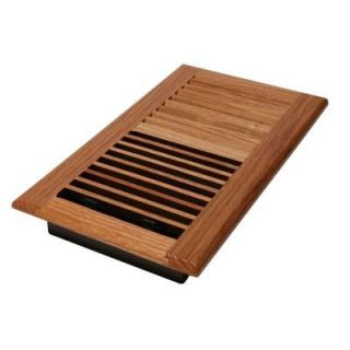 Decor Grates 6 in. x 14 in. Wood Oak Natural Wall Register WL614W N