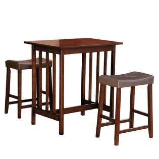 Oxford Creek  3 piece Counter height Dining Set in Cherry Finish