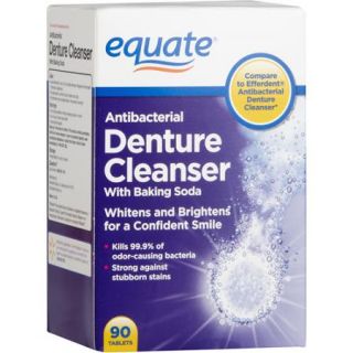 Equate Anti Bacterial Denture Cleanser 90 Ct
