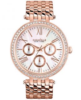 Caravelle New York by Bulova Womens Rose Gold Tone Stainless Steel