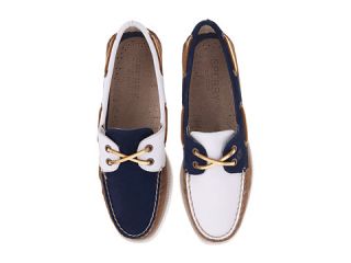 Sperry Top Sider A/O 2 Eye Miss Match White/Navy