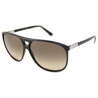 Gucci Unisex GG1640 Rectangular Black Sunglasses