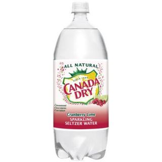 Canada Dry Cranberry Lime Sparkling Seltzer Water, 2 L