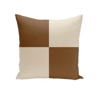 E By Design Holiday Brights Geometric Throw Pillow