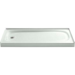 KOHLER Salient 30 in. x 60 in. Single Threshold Shower Receptor in Sea Salt K 9053 FF