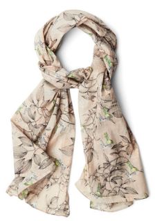 Up and Humming Scarf in Grey  Mod Retro Vintage Scarves