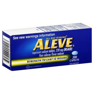 Aleve Pain Reliever/Fever Reducer, Caplets, 200 caplets