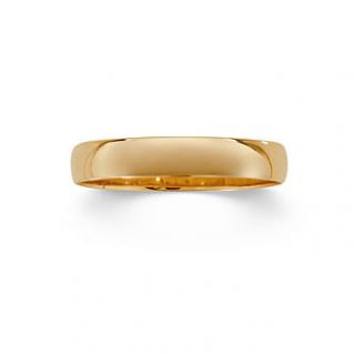 Mens 4mm 10k Yellow Gold Wedding Band   Jewelry   Rings