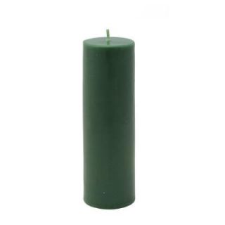 Zest Candle 2 in. x 6 in. Hunter Green Pillar Candle Bulk (24 Case) CPZ 119_24
