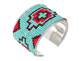 M&F Western Aztec Beaded Cuff Bracelet Turquoise