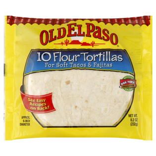 Old El Paso  Tortillas, Flour, 10 tortillas [8.2 oz (232 g)]