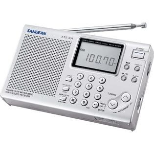 Sangean AM/FM/SW Digital Radio ATS 404   Silver   TVs & Electronics