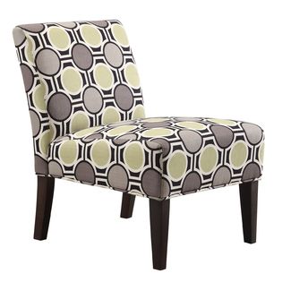 Oxford Creek  Mandala Fabric Armless Lounge Chair
