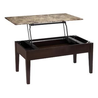 Dorel Asia  Faux Marble Lift Top Coffee Table