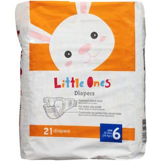 Little Ones Size 6 Diapers CT   Baby   Baby Diapering   Disposable