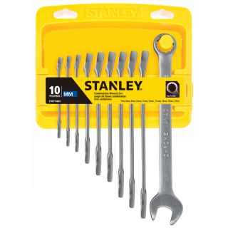 Stanley 10 Piece Standard Matte Metric Wrench Set