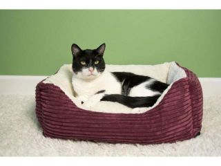 Iconic Pet 92063 Luxury Lounge Pet Bed   Imperial Purple   Small