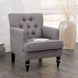 Christopher Knight Home Malone Charcoal Grey Club Chair  