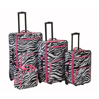 Rockland Luggage Fashion 4 Piece Expandable Luggage Set, Multiple Colors