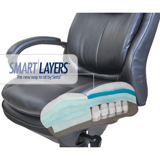 Serta at Home Smart Layers Commercial Series 300 Executive Chair Black