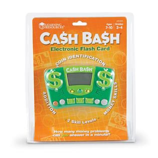 Learning Resources Cash Bash Electronic Flash Card   Toys & Games