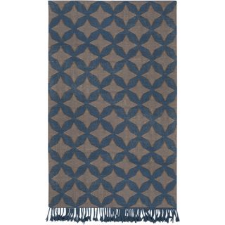 Hand Woven Madeley Geometric Reversible Wool Rug (2 x 3)