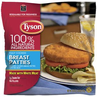 Tyson Chicken Breast Patties 26 OZ BAG   Food & Grocery   Frozen Foods