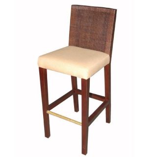 Christopher Knight Home Owen Bonded Leather Backed Barstool (Set of 2)