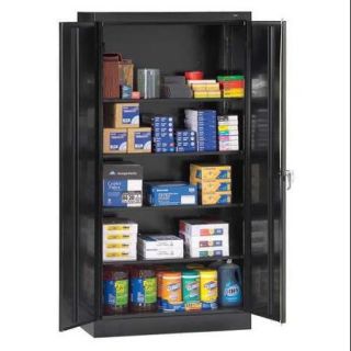 TENNSCO 1480 BLACK Storage Cabinet, 24 ga., 72 In. H, 36 In. W