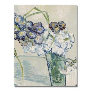 Trademark Fine Art 24 in. x 18 in. Still Life, Vase of Carnations Canvas Wall Art BL0936 C1824GG