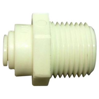 3/8 in. x 1/2 in. Plastic O.D. x MIP Adapter PL 3027
