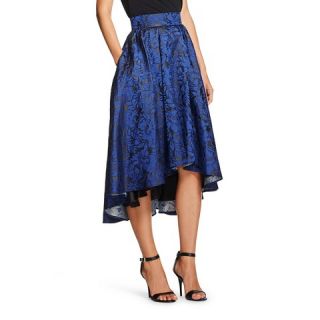 Womens Hi Low Ballroom Skirt Royal Blue   ABS Collection